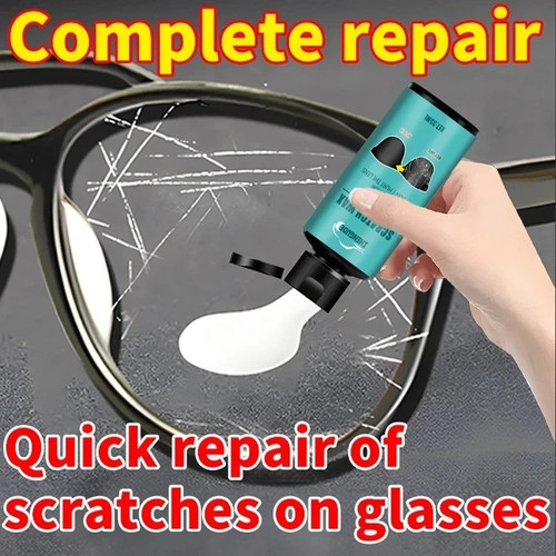 Glass scratch repair paste - glass,
