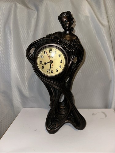 Vintage crosa clock goddess - crosa,