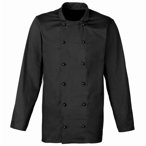 Black chefs jacket banquet - chefs, jacket,