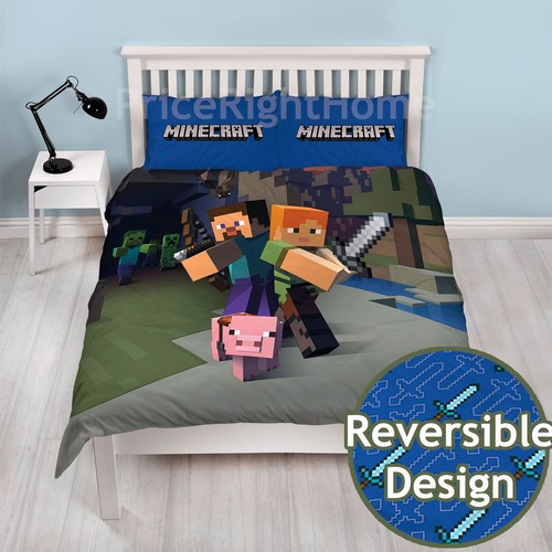 Minecraft kids double duvet - minecraft,