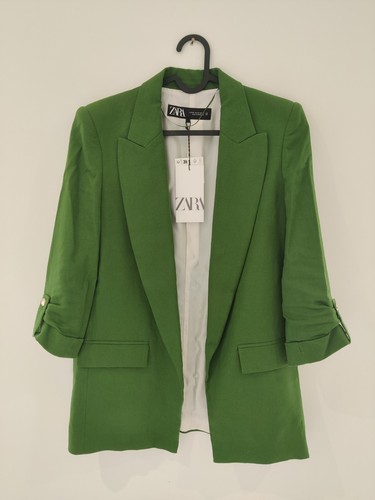 Zara women green rolled - women's,
