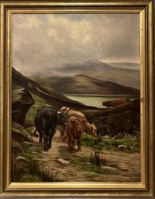 Antique Oil Painting CHARLES