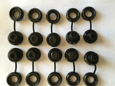 10x Hi-Temp Black Snapper Exhaust Grommet w/o Washer anti-vibration Insulators