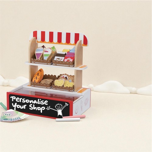 Bee smart wooden play shop - play,