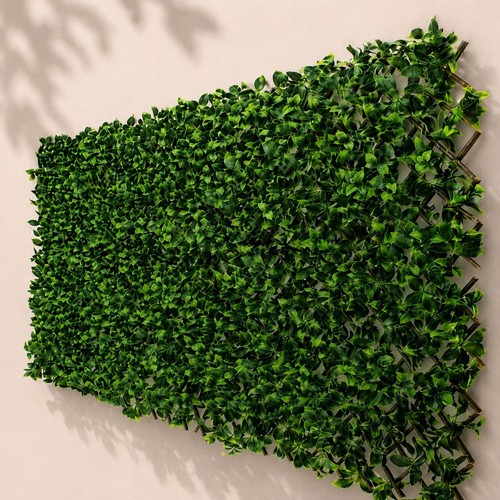 Artificial laurel leaf privacy - artificial,