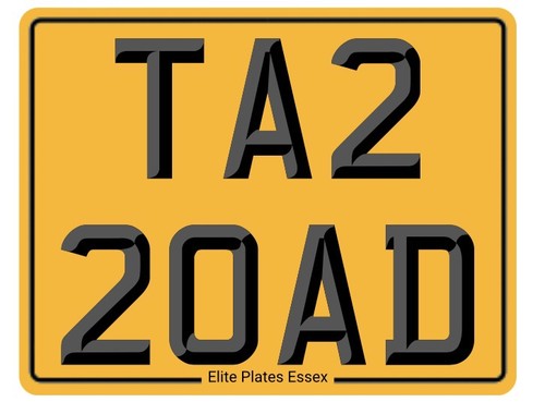 Cherished number plate tar - number,