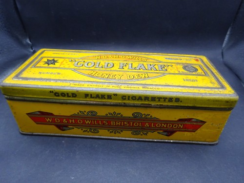 Large vintage gold flake - large,