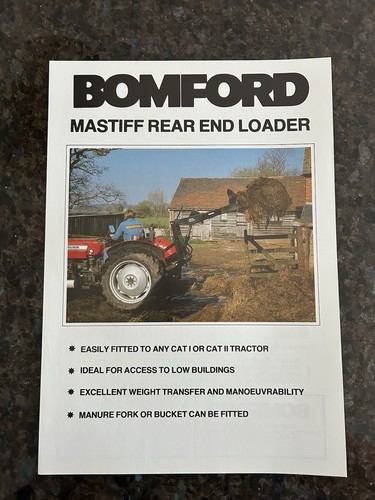 Bomford mastiff rear loader - bomford,