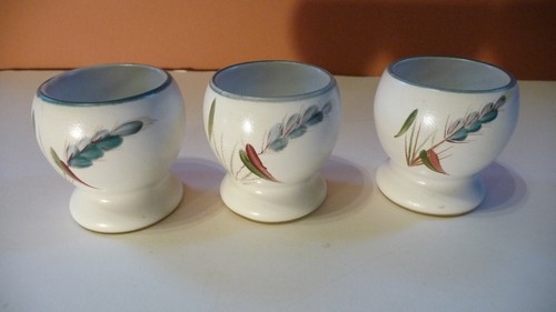 Denby greenwheat egg cups - denby,