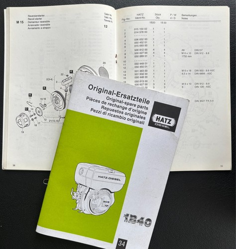 Hatz series engine - hatz, 1b