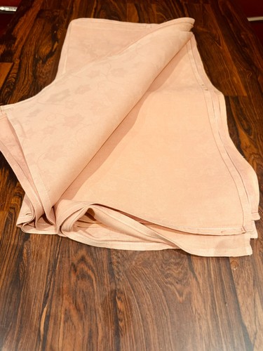 Job lot peach damask linen - peach,