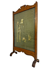 Vintage Antique Tapestry Fire