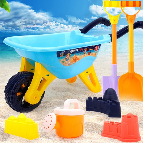 Sand water wheelbarrow beach - sand,