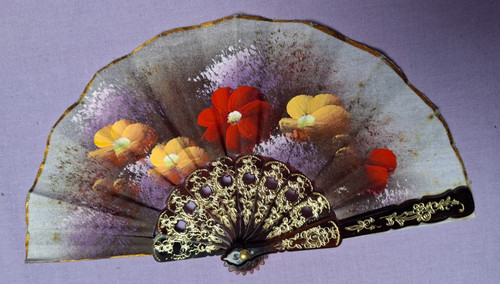 Small vintage decorative - vintage, fan
