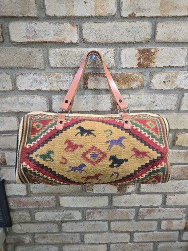 Vtg kilim tapestry woven - vtg,