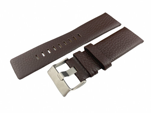 Dark brown genuine leather - dark,