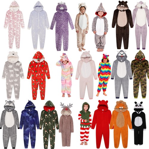 Kids fleece 1onesie pyjamas - kids,