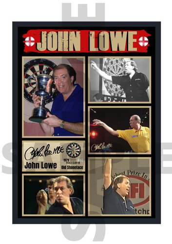 John lowe stoneface darts - lowe,