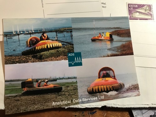 Postcard hovercraft hovermail - postcard,