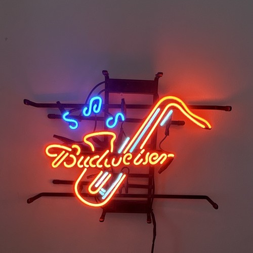 Budweiser neon style - budweiser, neon-style