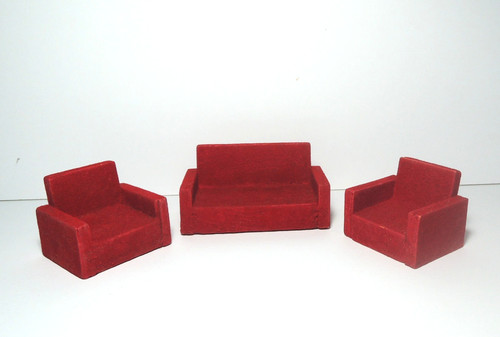 Vintage dolls house furniture