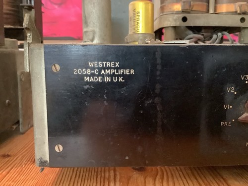 Westrex mono valve amps for - mono,