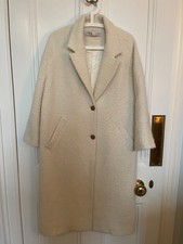 !!!REDUCED!!! Winter white long  Zara coat with side pockets.