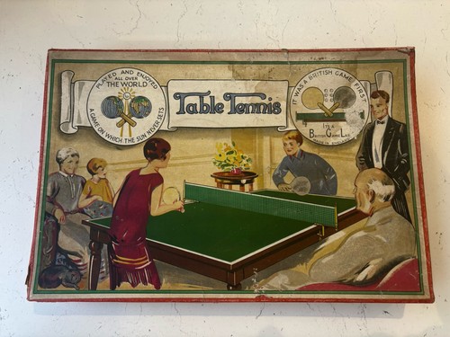 Vintage table tennis game 1940 - table,
