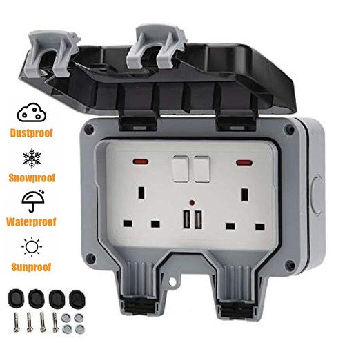 Outdoor socket 13a - outdoor,