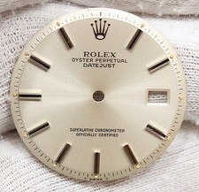 Rolex Oyster Datejust Vintage Watch Silver Pie Pan Tritium dial 1601 1603