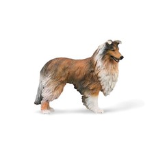 CollectA Rough Collie - Realistic Hand-Finished Dog Figure, Animal Toys For Kids
