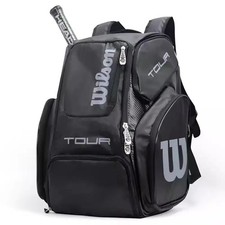 Wilson Tennis Bag Holds 2 Tennis Rackets Tennis Backpack Daily Portable Court Ra