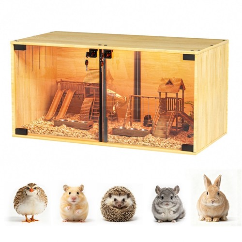 Wooden hamster cage small - wooden,