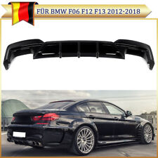 For BMW F06 F12 F13 M Package 2012-16 Piano Black Rear Diffuser Diffuser Spoiler