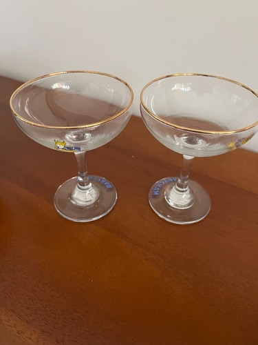 Babycham glasses retro 50s - glasses,