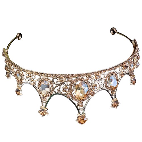 Rhinestone crown for bridal - rhinestone,