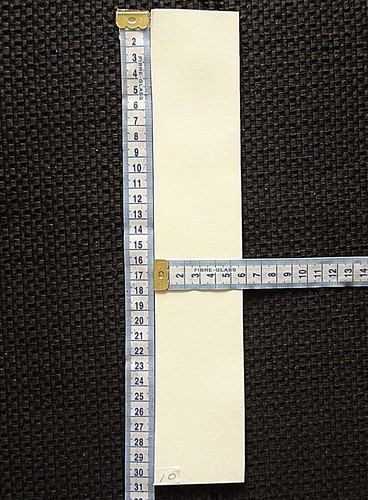 White leather offcuts 8mm - leather, 2.8mm