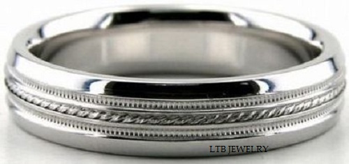 Platinum mens wedding - platinum,