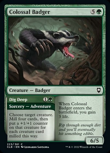 Mint colossal badger - *mint*,