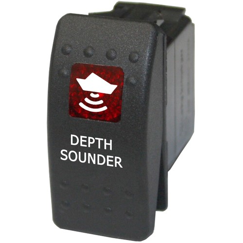 Rocker switch 741 red 12v - switch,