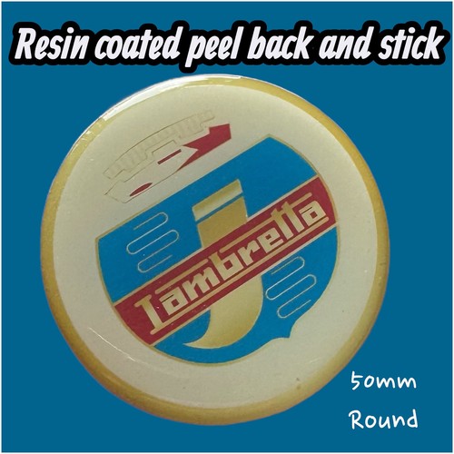 Lambretta resin badges - lambretta, i