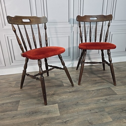 Vintage pair pub chairs - vintage,