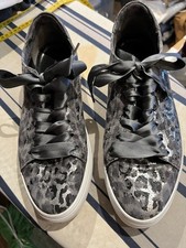 Kennel & Schmenger leather trainers size 6.5 Leo black and grey mint condition