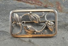 Georg Jensen Floral Brooch