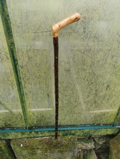 Beautiful Lightweight Irish Blackthorn Walking Stick with Ergonomic T-shape...