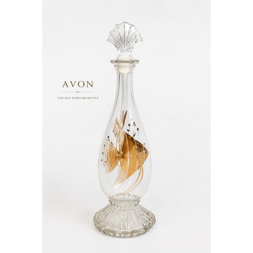 Vintage avon glass perfume - avon,