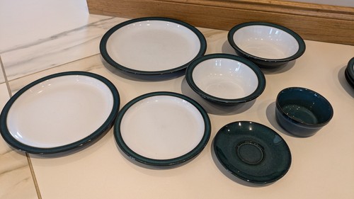 Denby greenwich dinner plates - greenwich,