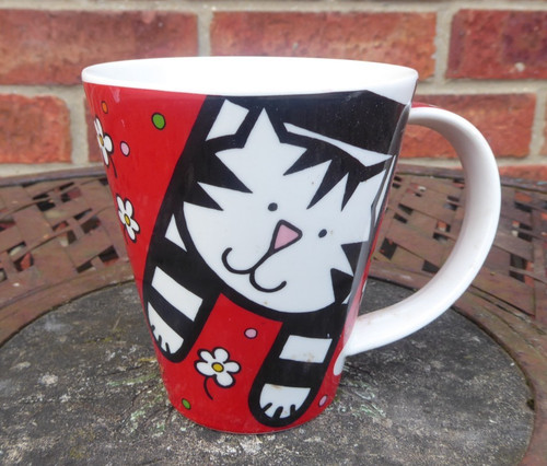 Dunoon mug cat design - cat, by