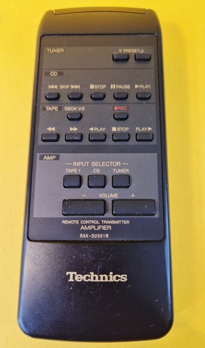 Technics rak su301w remote - technics, rak-su301w