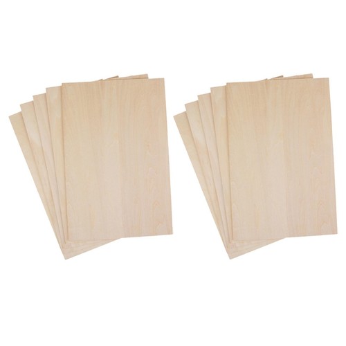 10pc unpainted wooden board - unpainted,